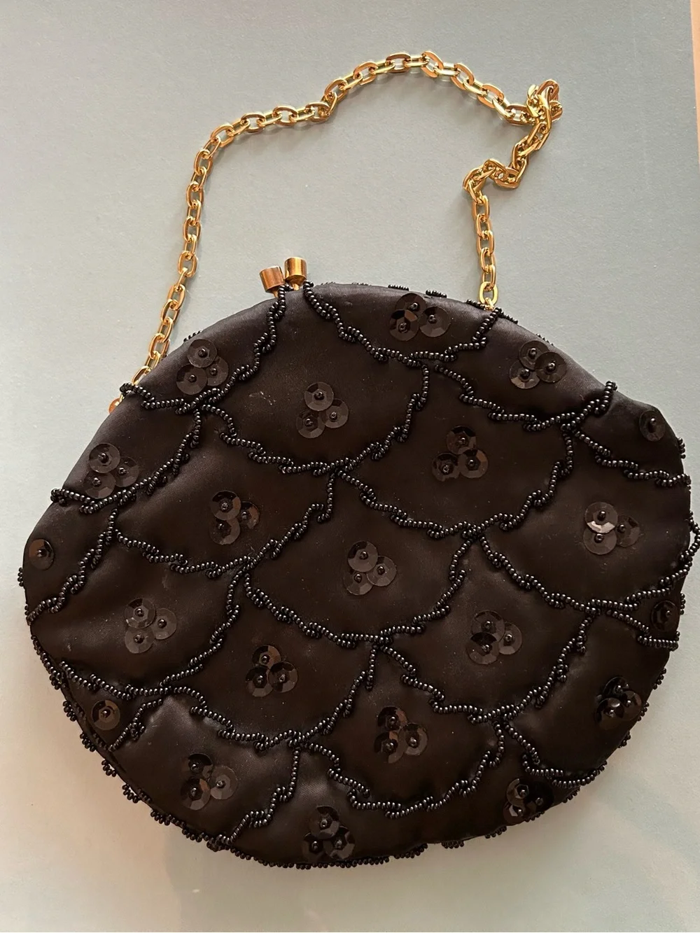 Vintage Beaded Evening Purse - Picture 3 of 3